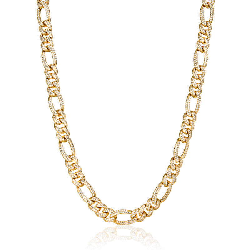 10mm Figaro Chain - Gold