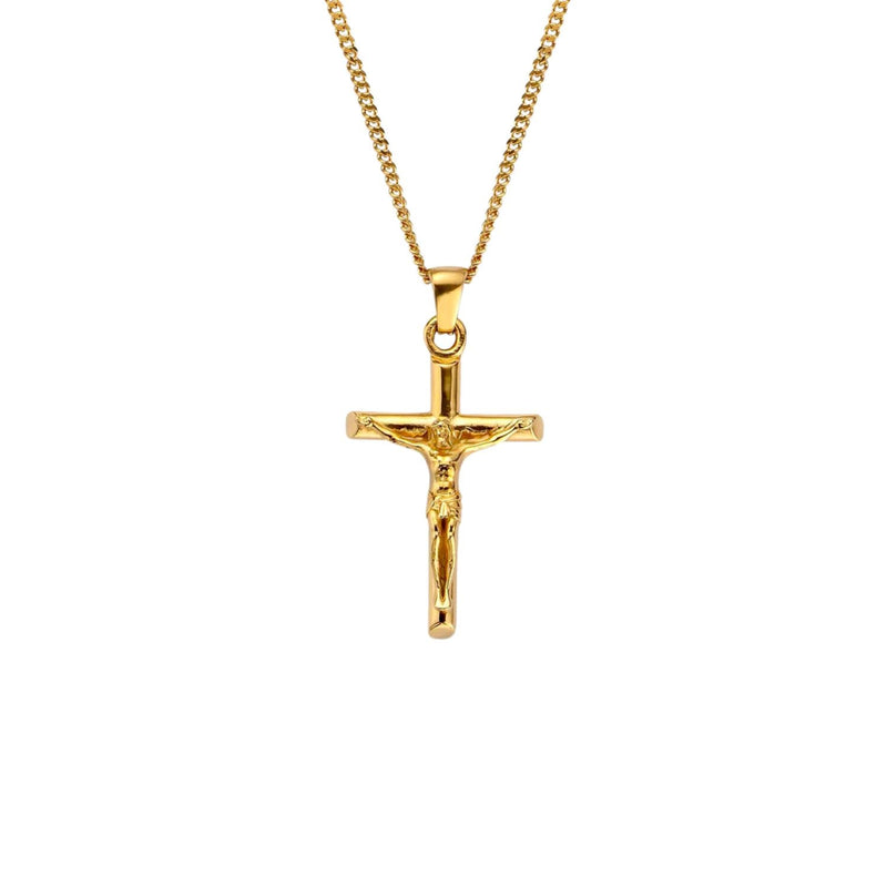 Crucifix Pendant - Gold