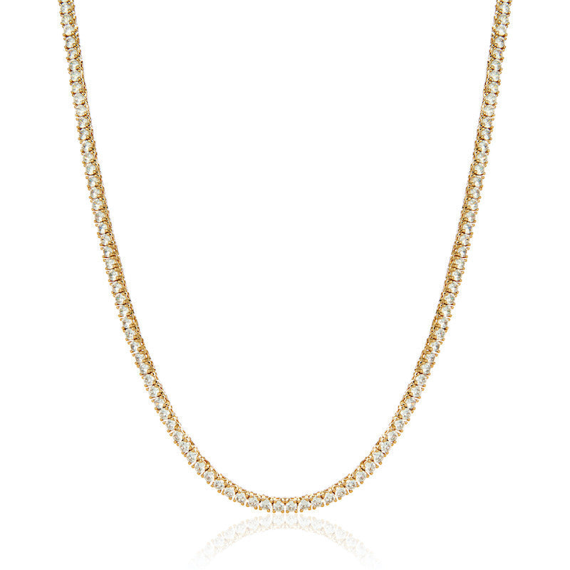 3mm Tennis Chain - Gold