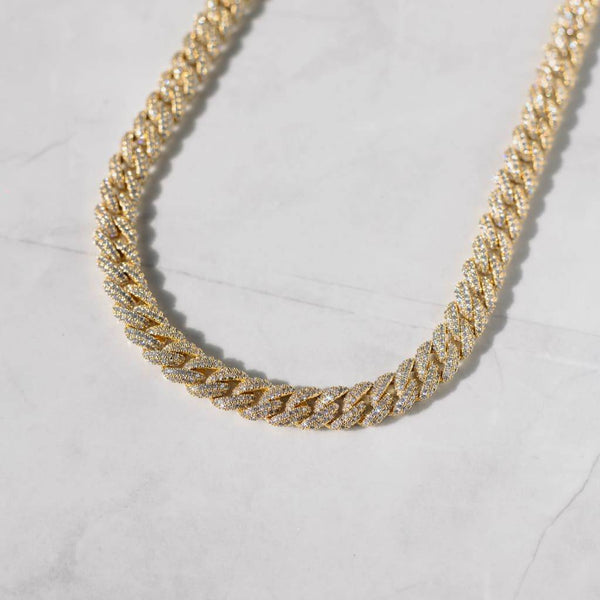 8.5mm Cuban Chain - Gold