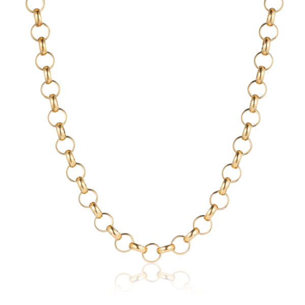 12mm Belcher Chain - Gold